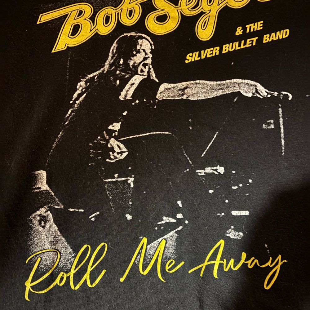 Bob Seger & The Silver Bullet Band Graphic Tee Size XL